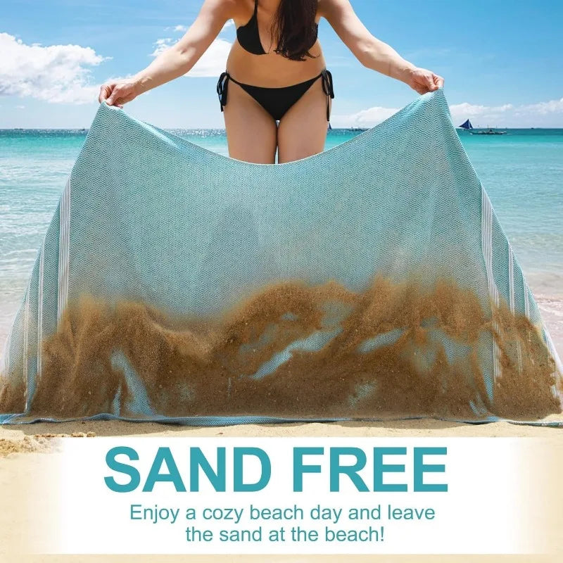 6 Packs Oversized Cotton Beach Towels