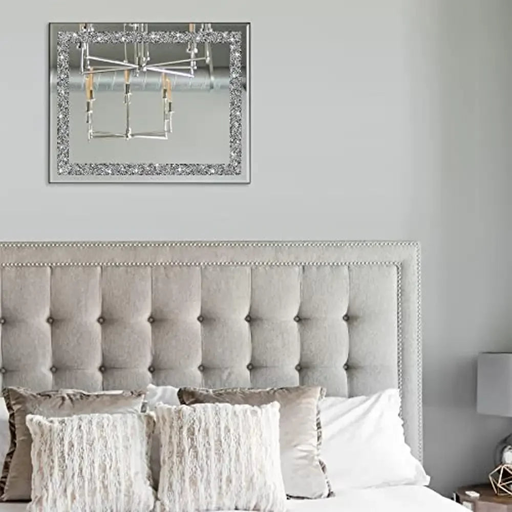 Crystal Diamond Mirror 16x20 Wall Mirror