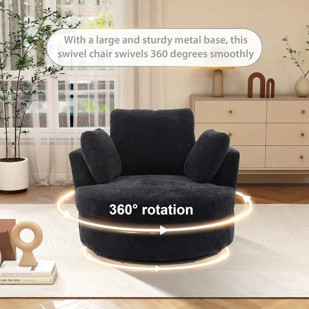 360 Degree Modern Living Room Swivel Chair