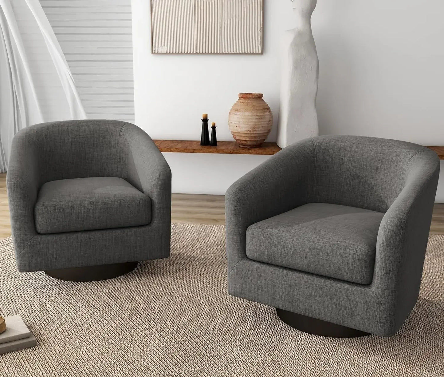 Chair rotating bucket set 2, Armchair,