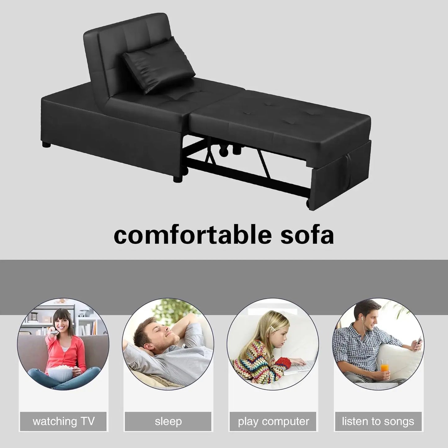 Convertible Chair Bed Sleeper