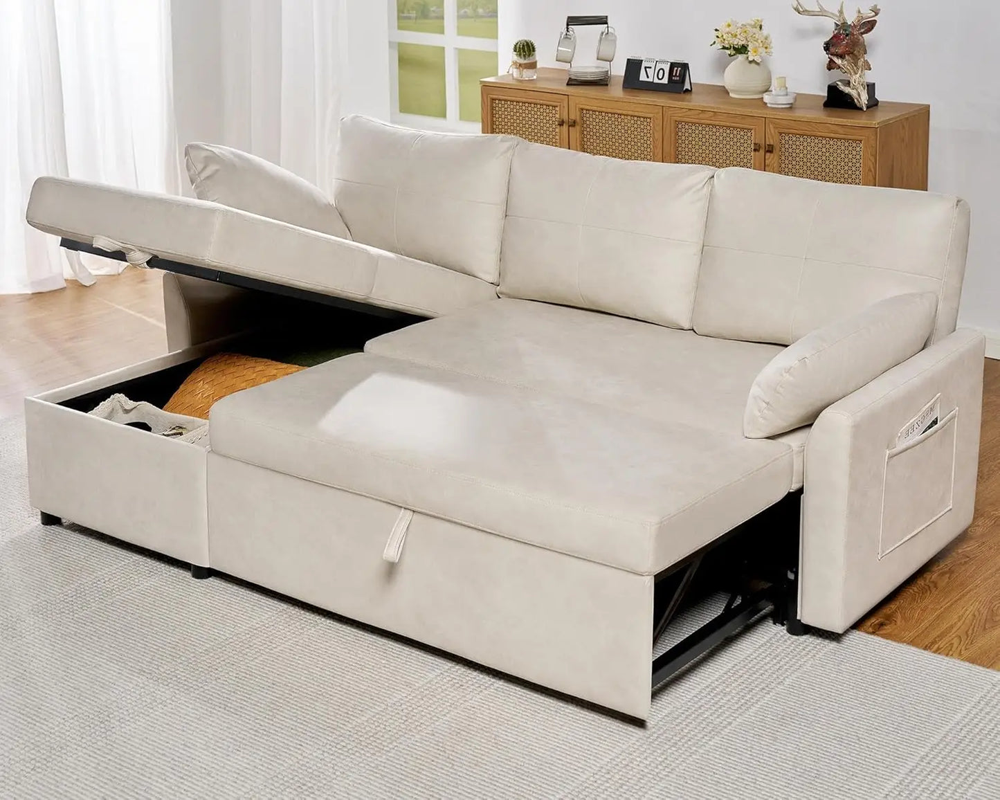 Sleeper Sofa, Sofa Bed- 2 in 1 , Bed