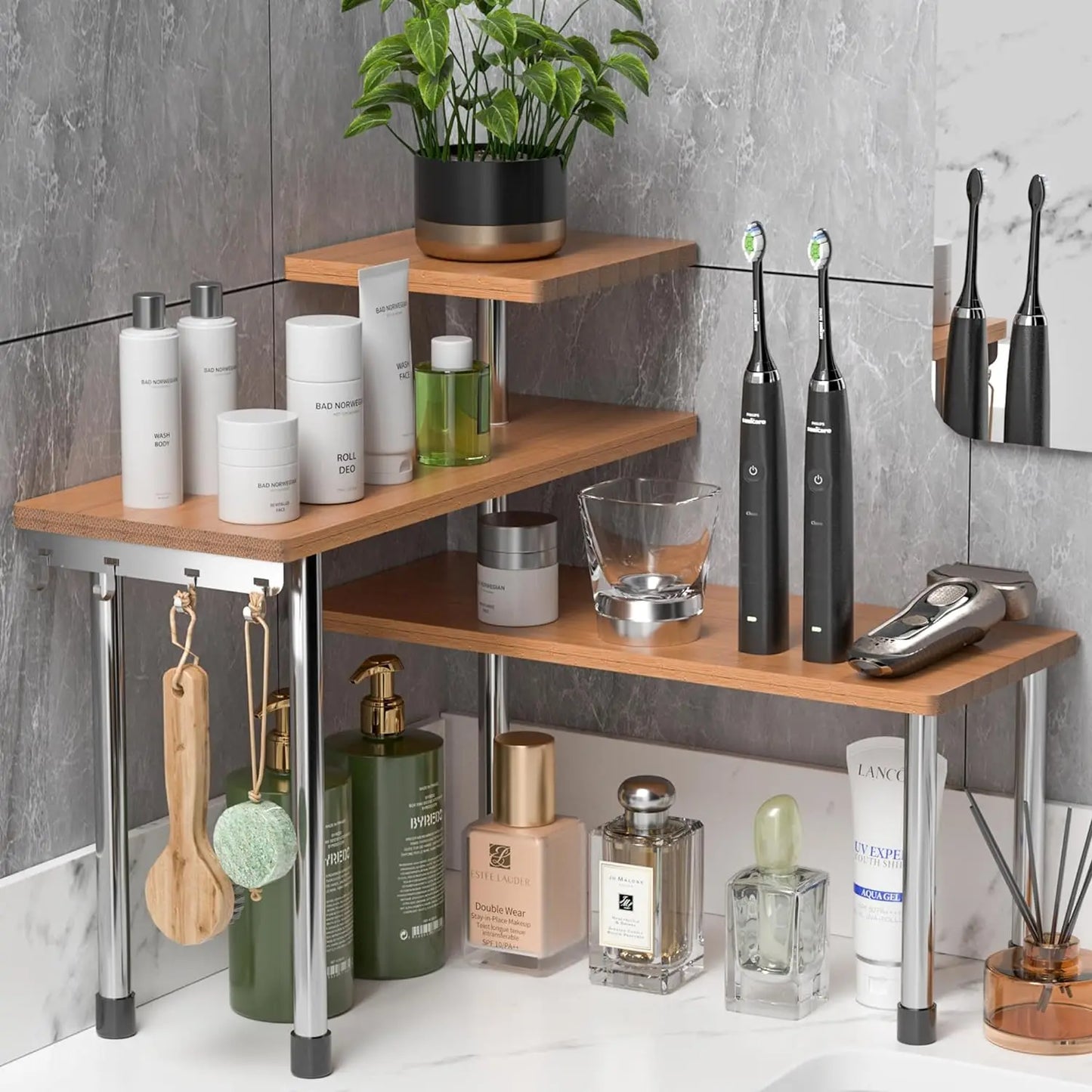 bed Bathroom Counter Organizer,