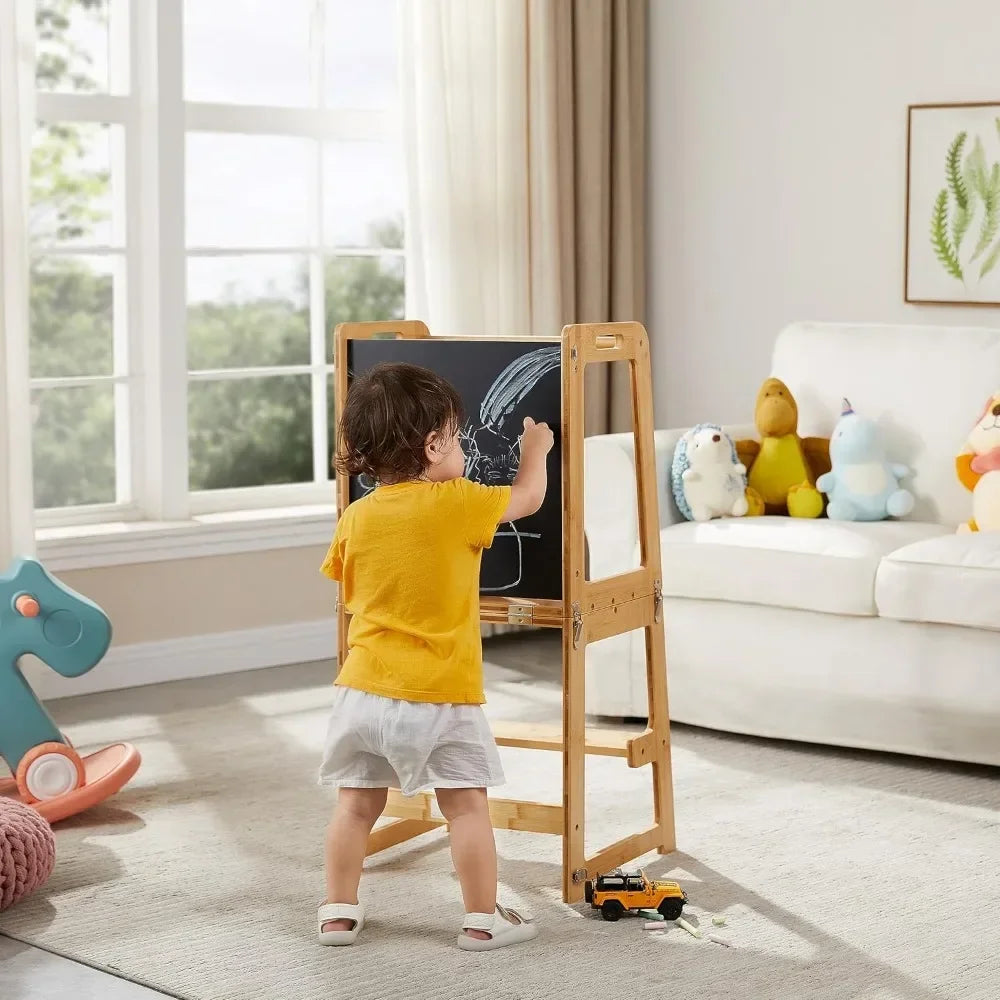 4-in-1 Standing Tower for Toddlers and Kids