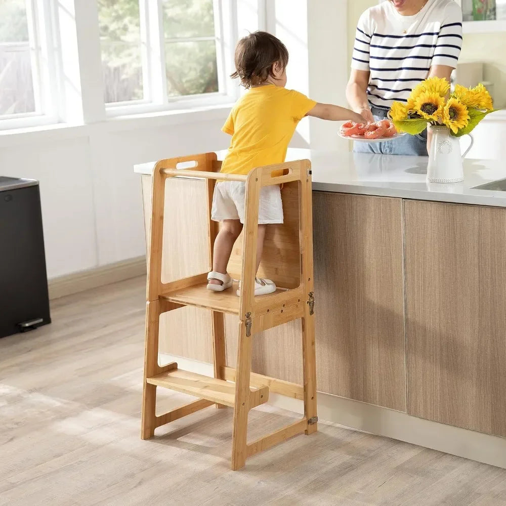 4-in-1 Standing Tower for Toddlers and Kids