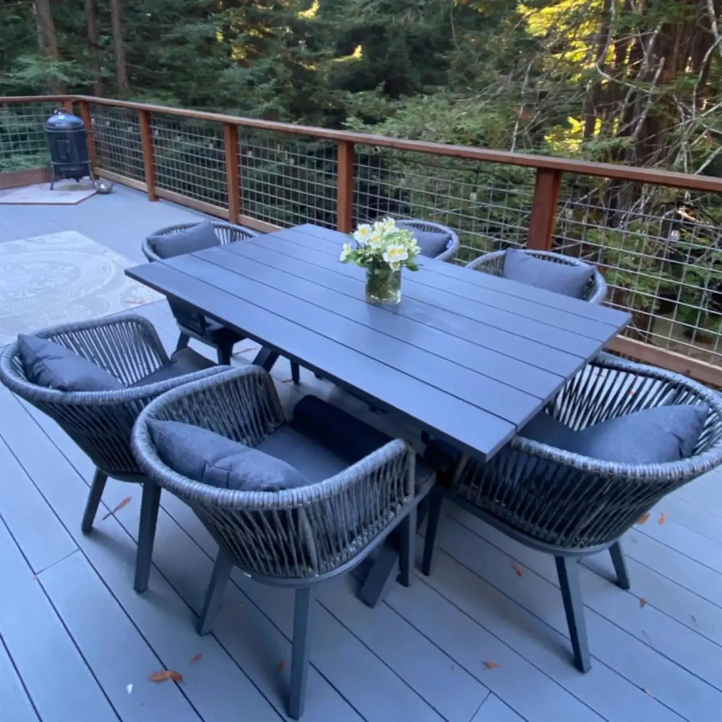 11 Pieces Patio Dining Sets