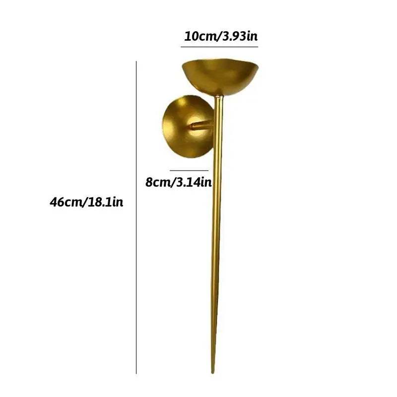 Wall Candle Sconces Metal Candlestick Holders
