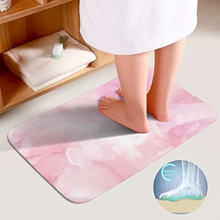 3 Pieces Bath Mats, Bathroom Rug Set of 3,I