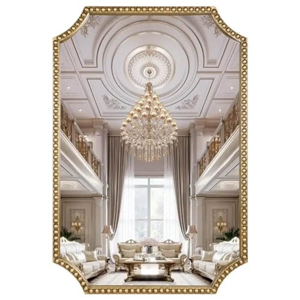 Rectangle Mirror Metal Frame Home Wall Decor