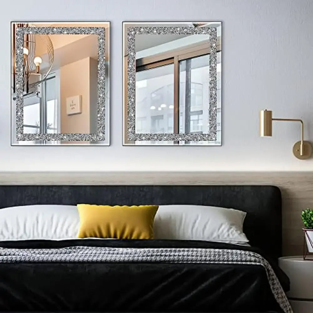 Crystal Diamond Mirror 16x20 Wall Mirror
