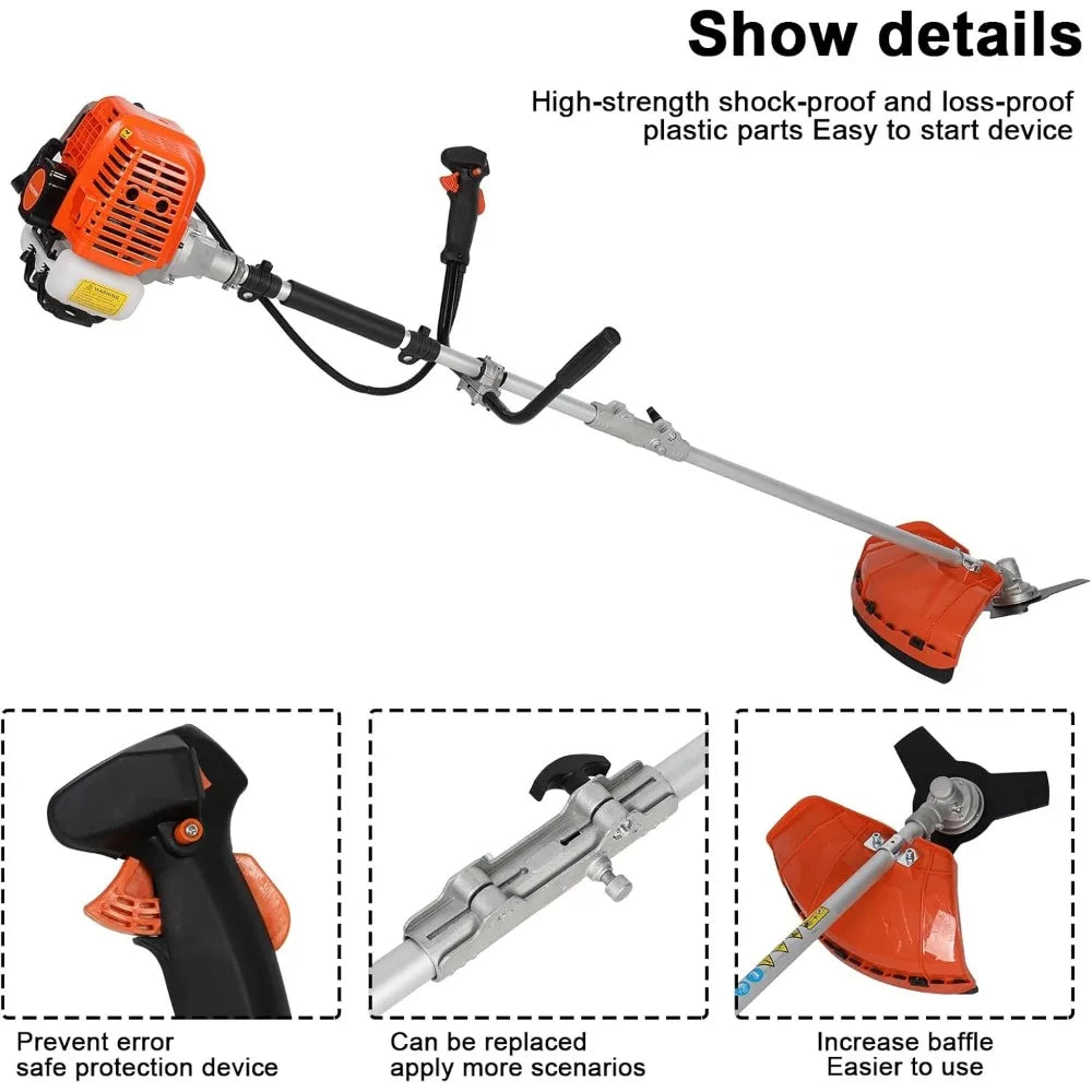 Gas Lawn Mower And Gasoline Hedge Lawn Mower,
