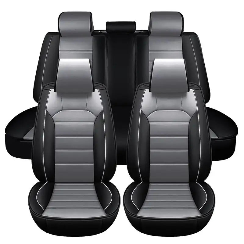 Universal Leather Car Seat Cover Full Set