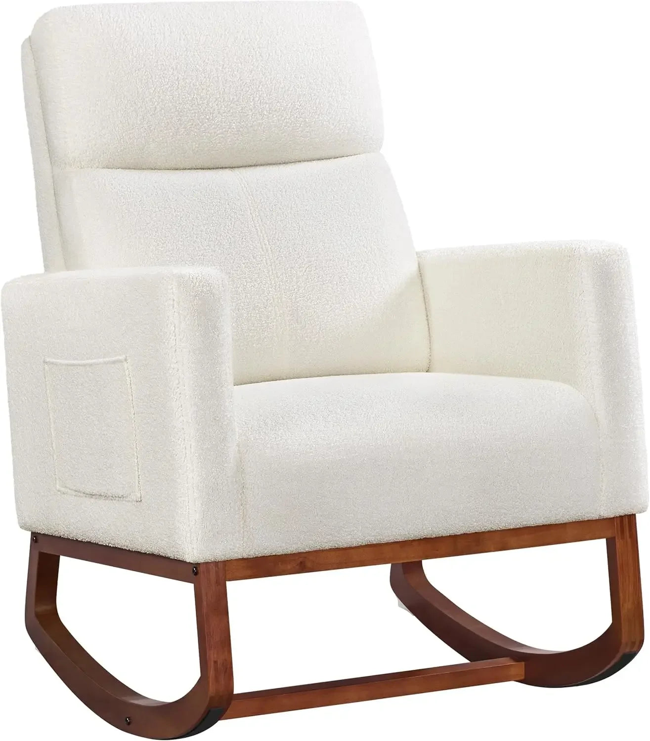 Leather Living Room Rocking Chair