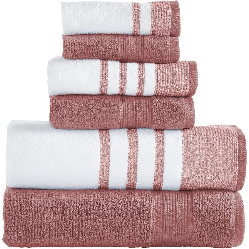 6 Piece towel Set,