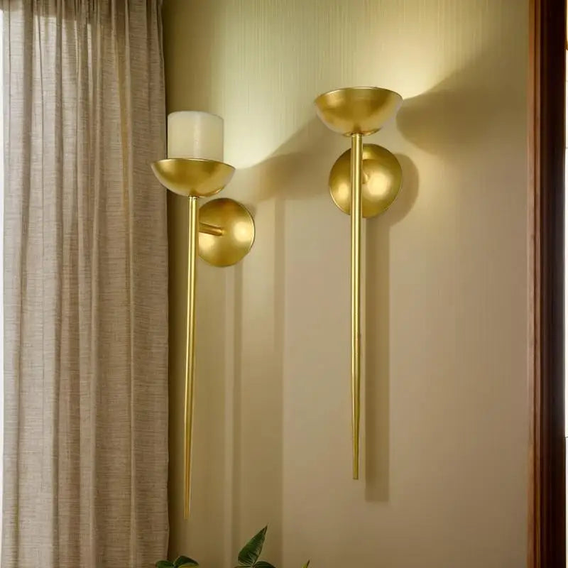 Wall Candle Sconces Metal Candlestick Holders