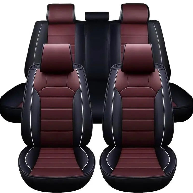 Universal Leather Car Seat Cover Full Set