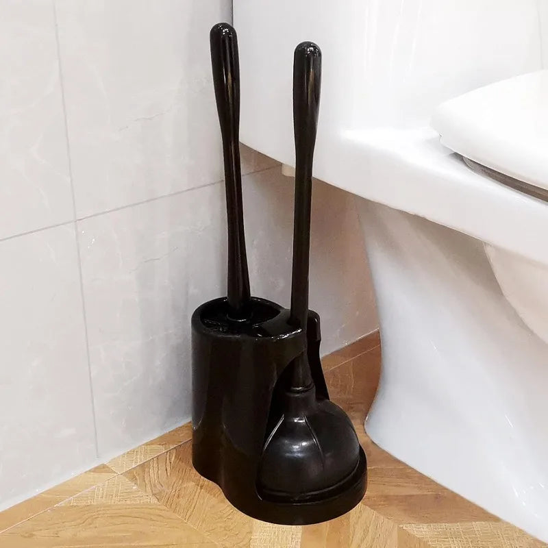 Toilet Plunger and Bowl Brush Combo