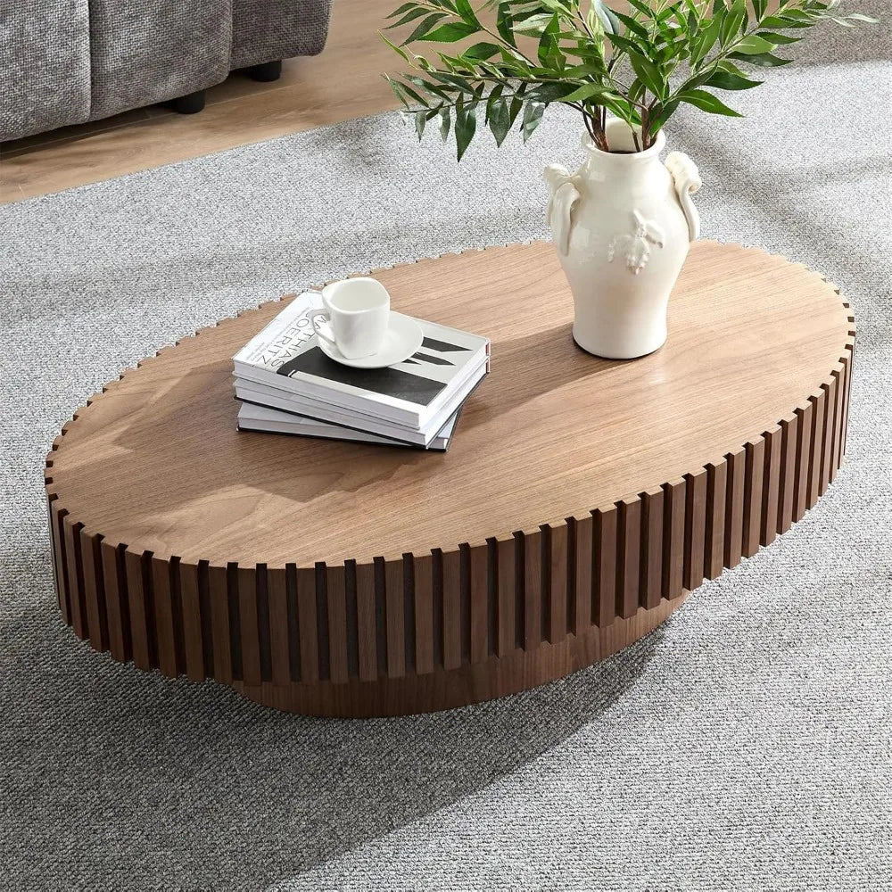 43.7''Oval Drum Coffee Table