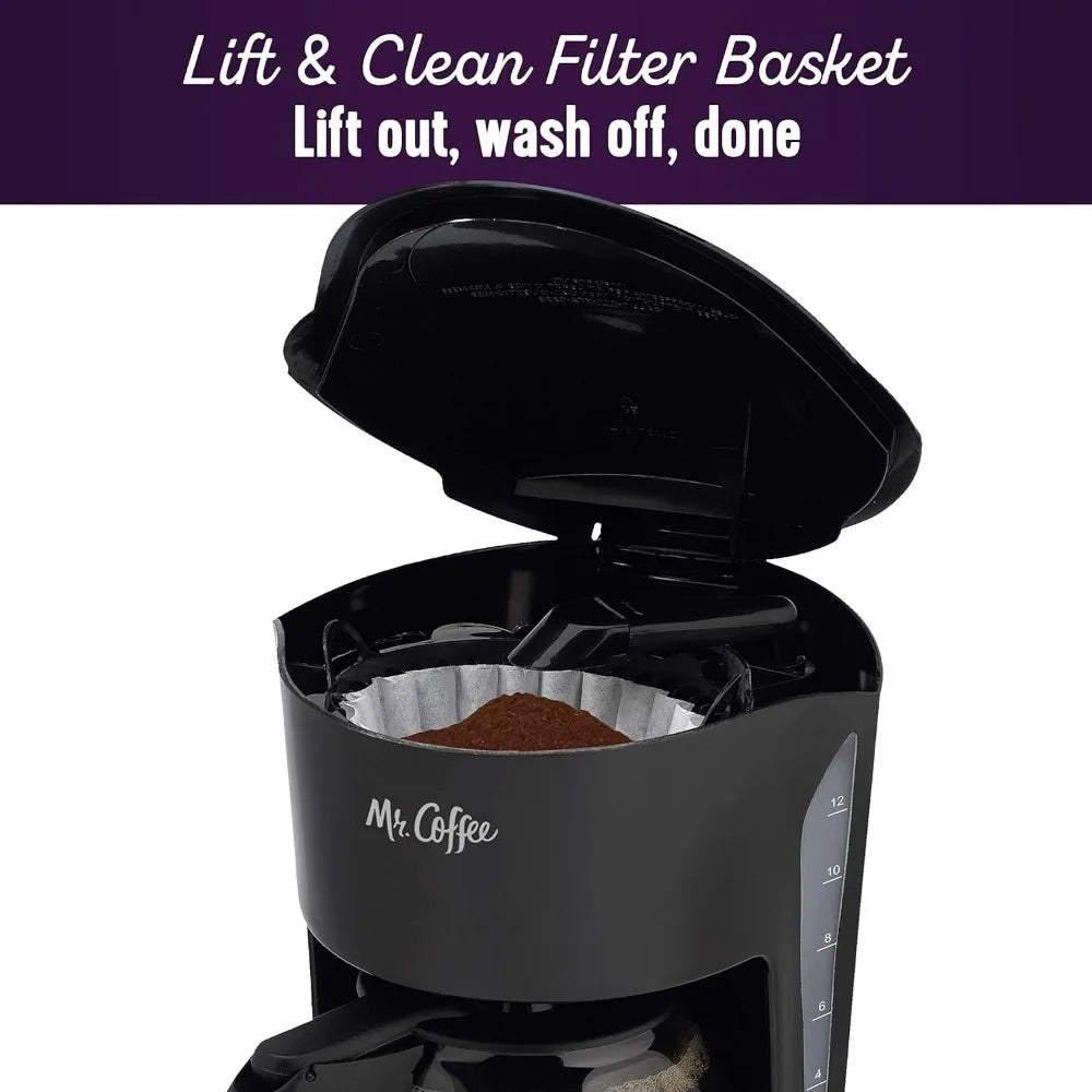 12 Cups Espresso Coffee Maker With Auto Pause