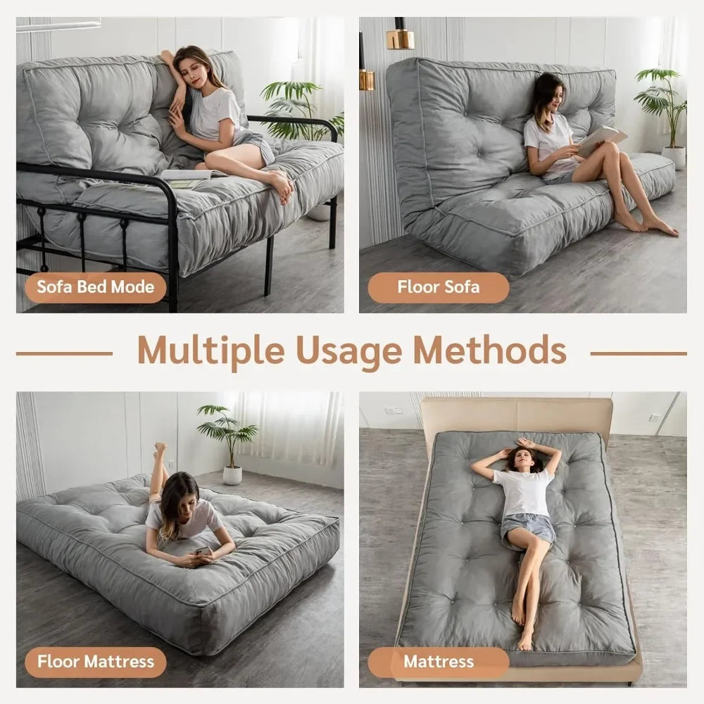 Futons Sofa Couch Bed, Mattress , Portable Bed