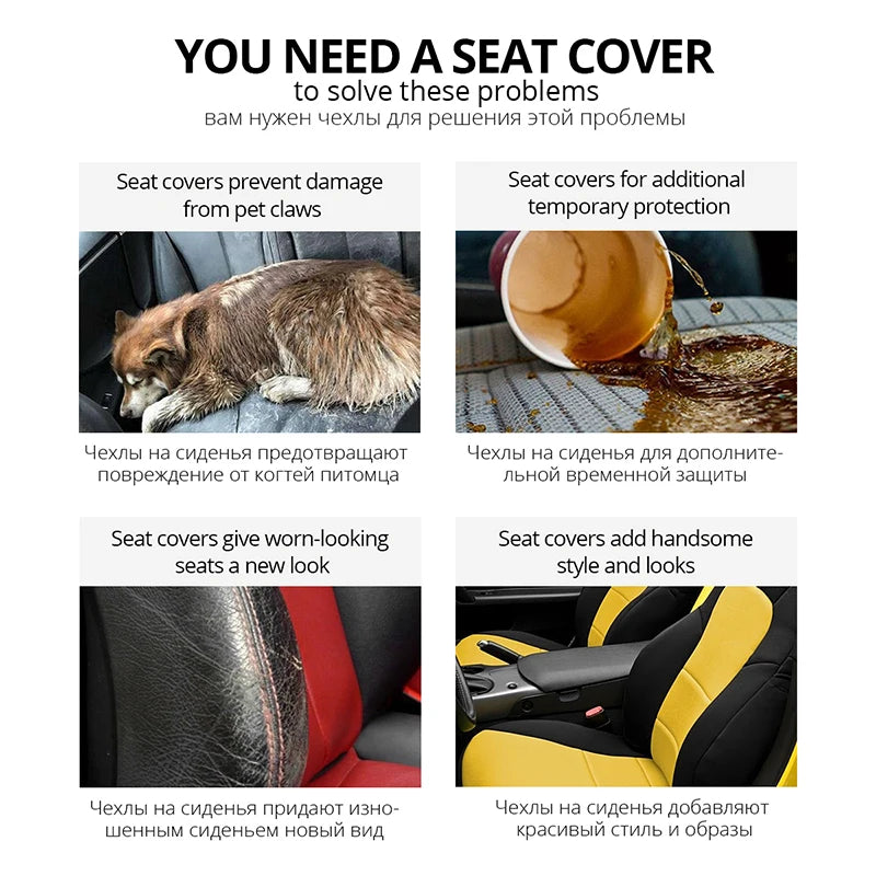 Car Seat Covers Set Car Organizer