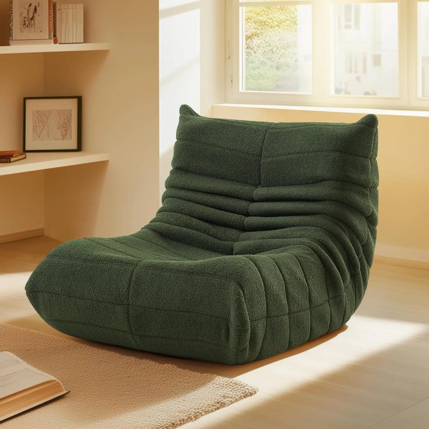 Armless oversized Chair, Lounge Sofa Couch