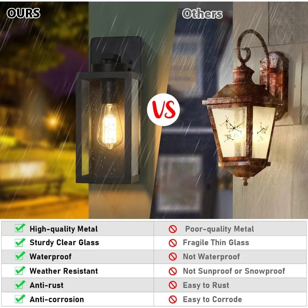 Outdoor Wall Light Fixtures, Exterior Waterproof