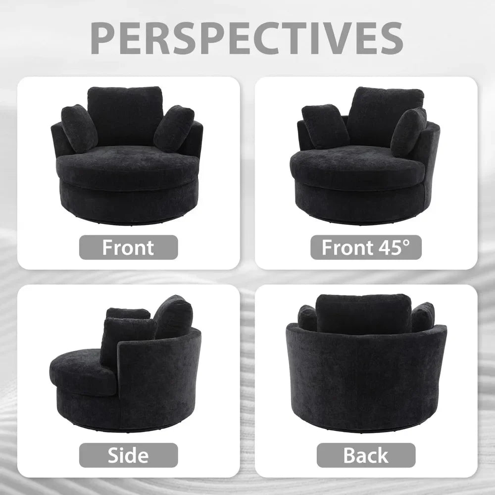 360 Degree Modern Living Room Swivel Chair