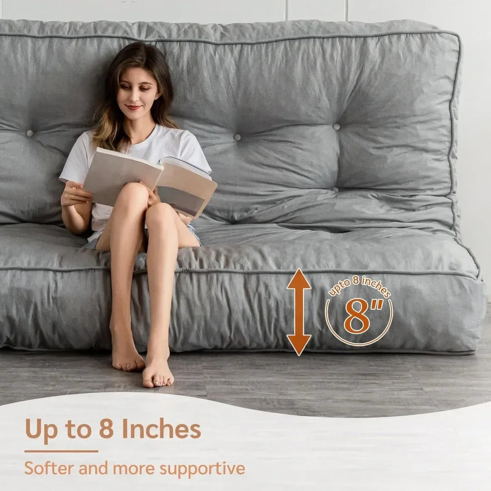 Futons Sofa Couch Bed, Mattress , Portable Bed