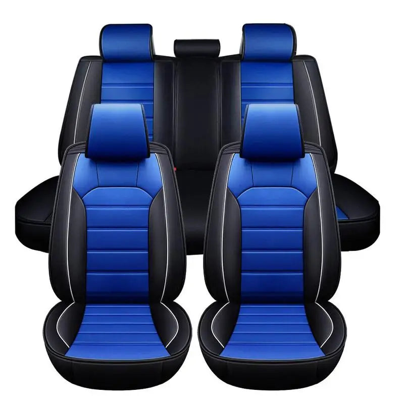 Universal Leather Car Seat Cover Full Set