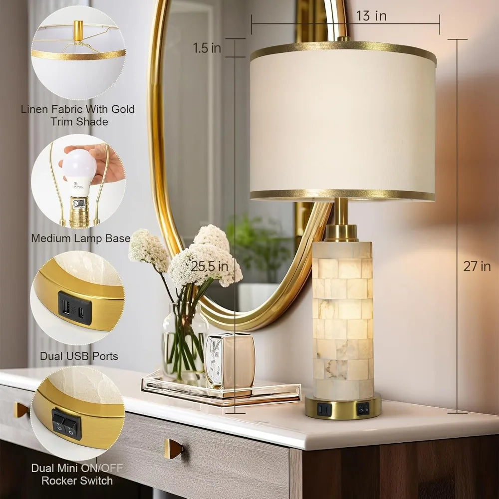 Nightstand Lamp Set of 2