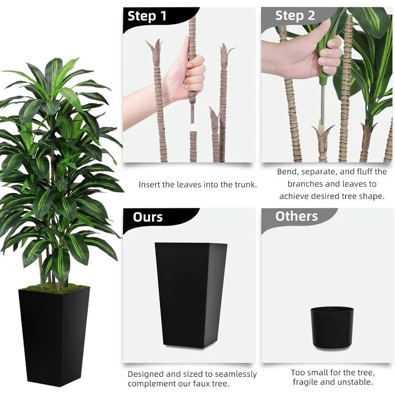 Artificial Dracaena Plant Indoor 5FT - Fake Tree