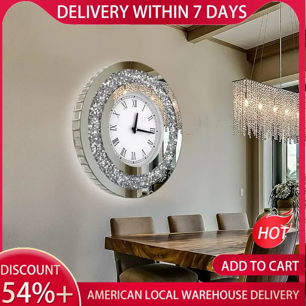 Wall Decororation Crystal Sparkling Diamond Mirror
