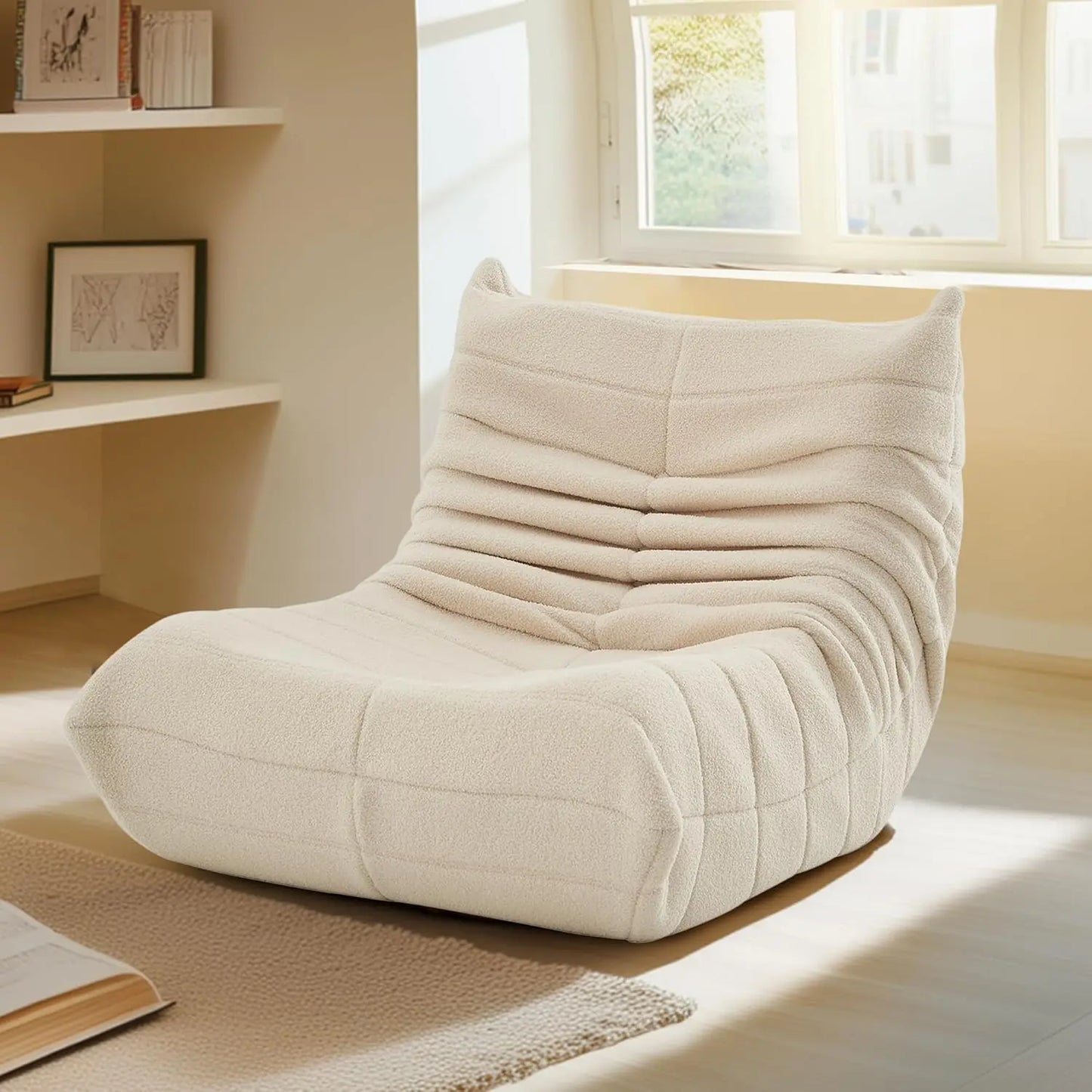 Armless oversized Chair, Lounge Sofa Couch