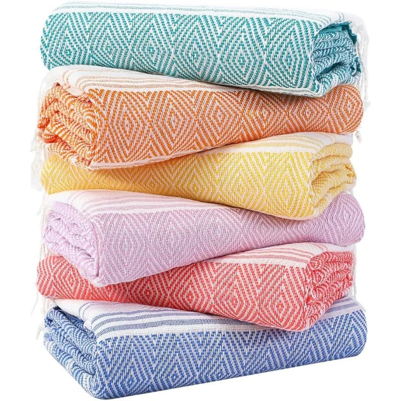 6 Packs Oversized Cotton Beach Towels