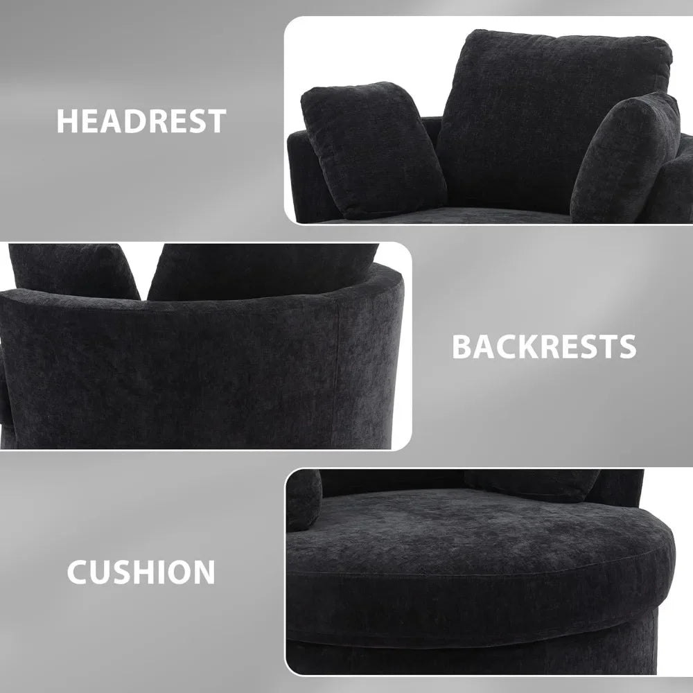 360 Degree Modern Living Room Swivel Chair
