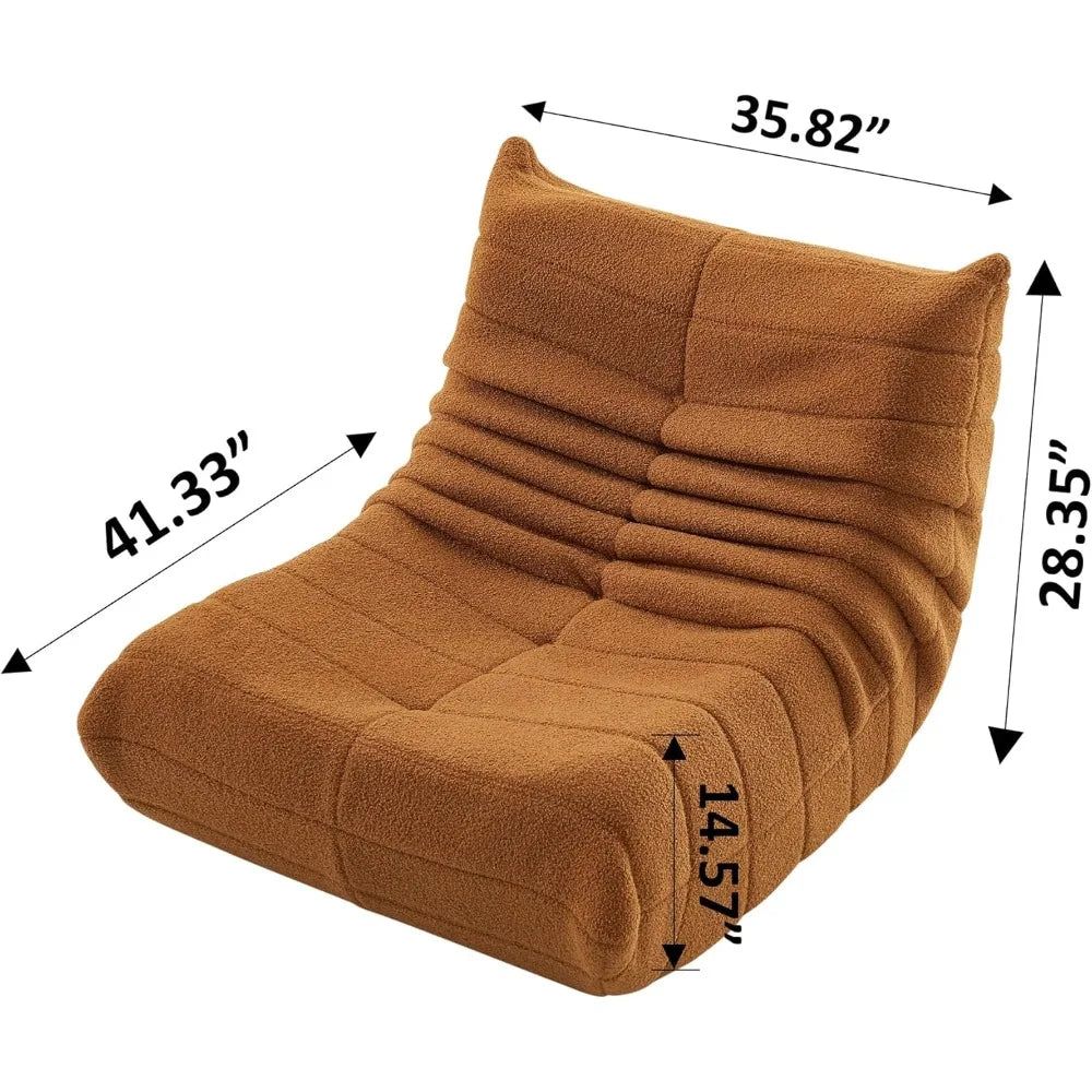 Armless oversized Chair, Lounge Sofa Couch