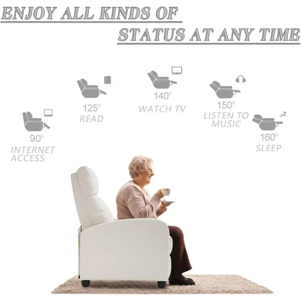 Single Recliner Chair For Living Room Home