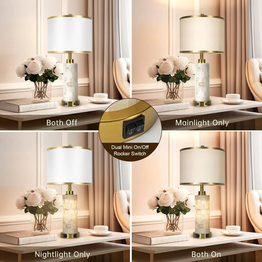 Nightstand Lamp Set of 2