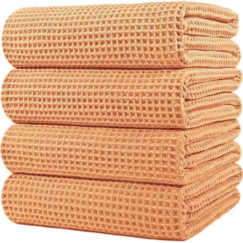 Microfiber Bath Towel, 60 x 30 in, 4 Pack