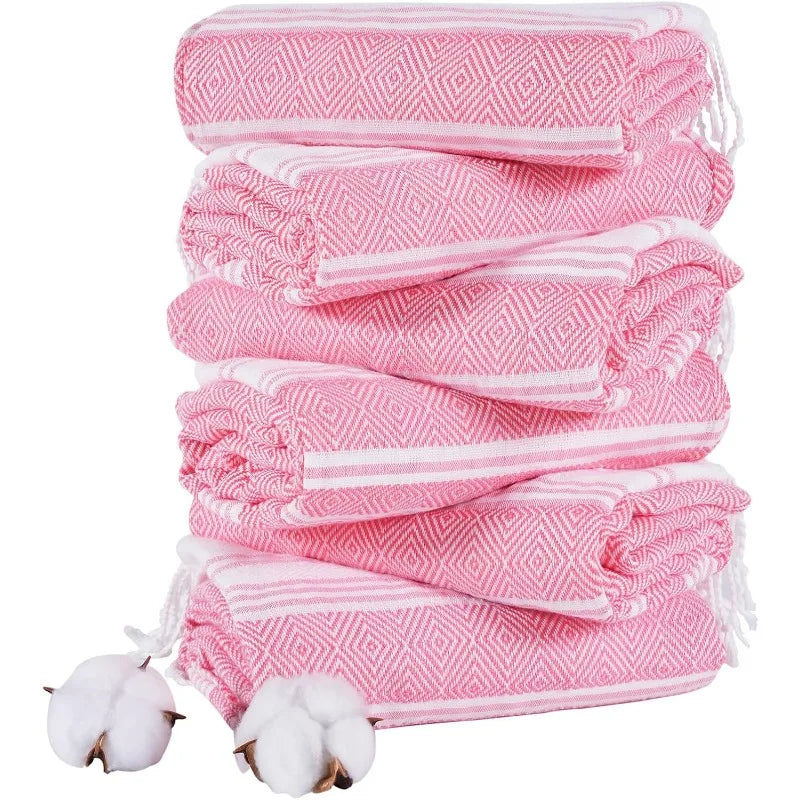 6 Packs Oversized Cotton Beach Towels