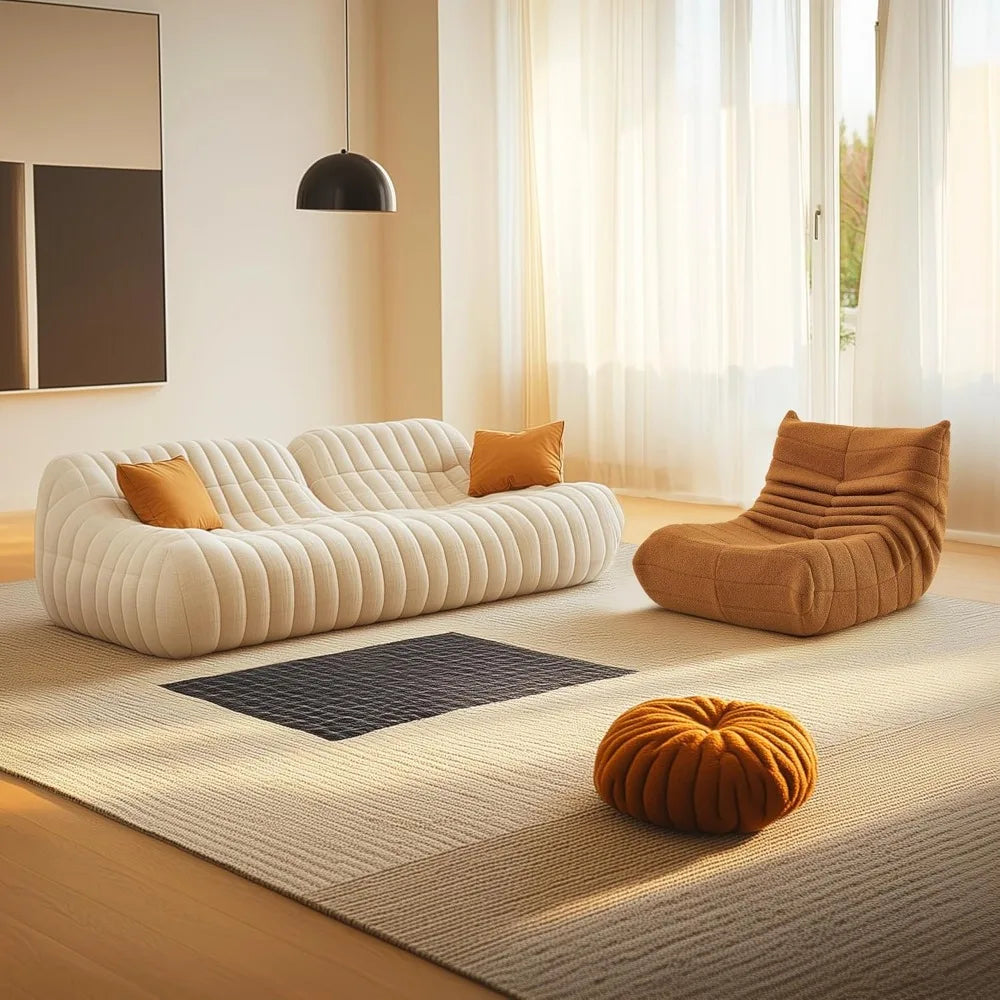 Armless oversized Chair, Lounge Sofa Couch