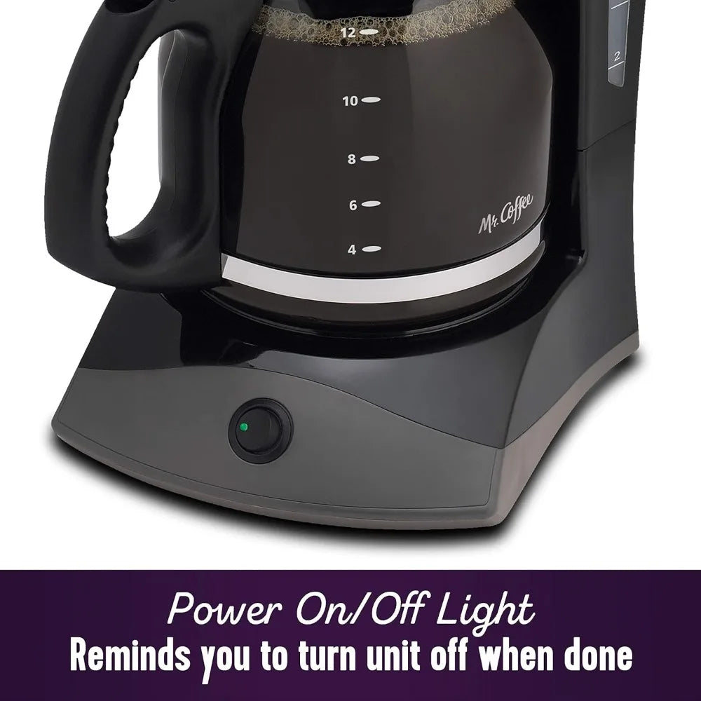 12 Cups Espresso Coffee Maker With Auto Pause
