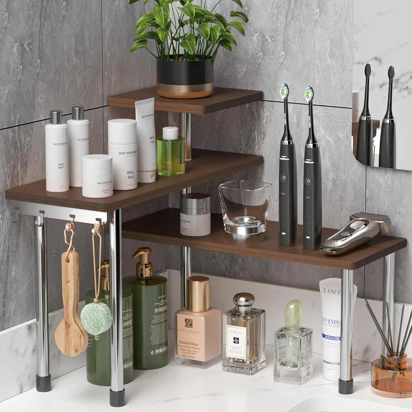 bed Bathroom Counter Organizer,