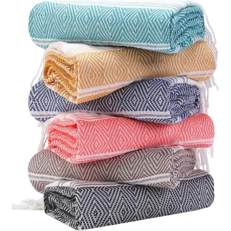 6 Packs Oversized Cotton Beach Towels