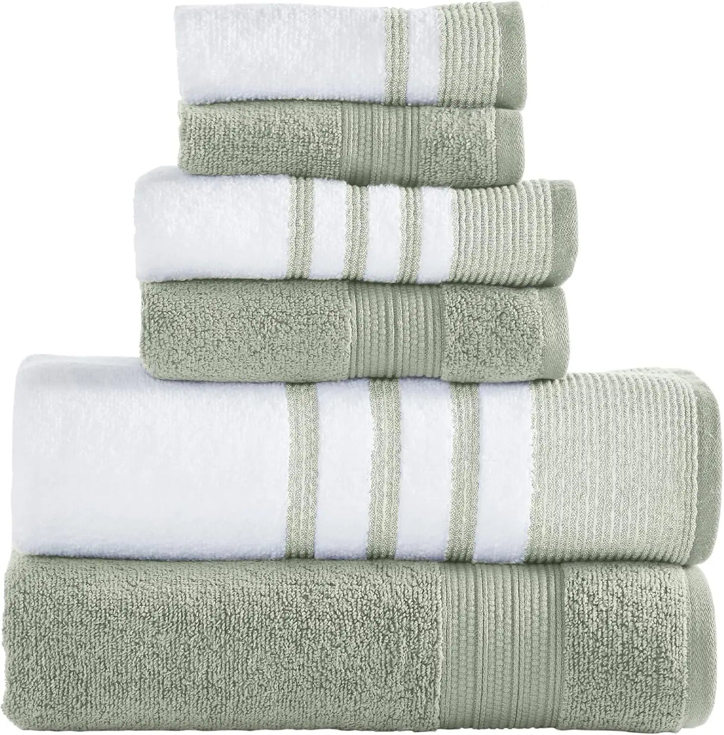 6 Piece towel Set,