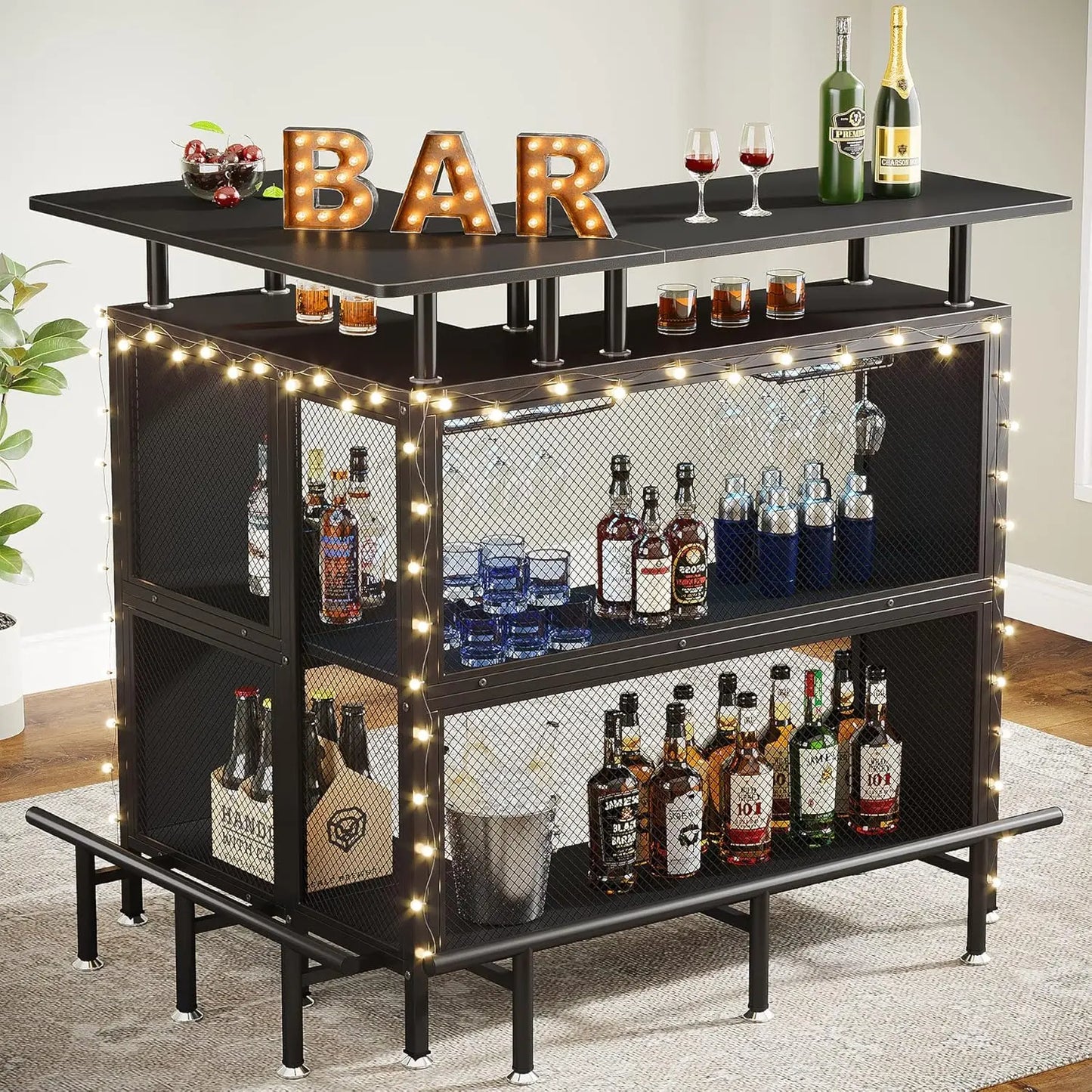 Bar Unit L-shaped Bar Table