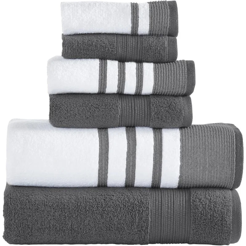 6 Piece towel Set,