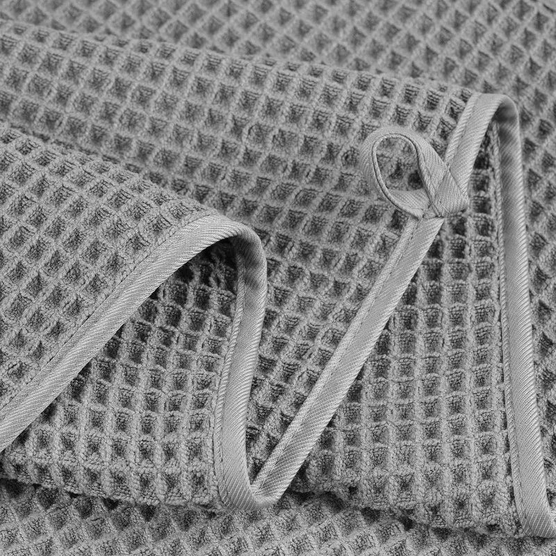 Microfiber Bath Towel, 60 x 30 in, 4 Pack