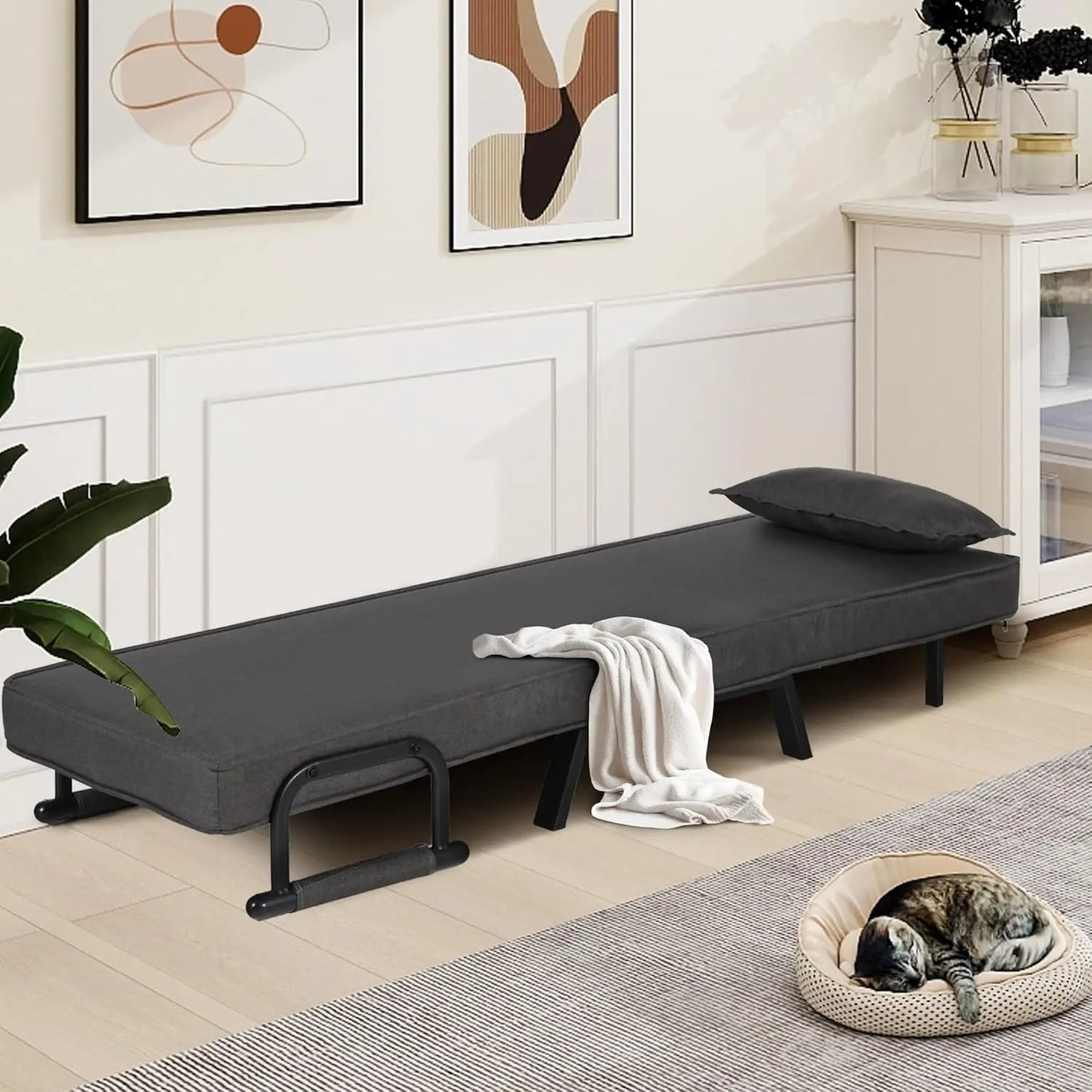 Convertible Sofa Sleeper Chair Bed, Chaise Lounge